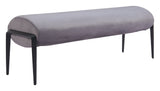 Glatt Gray Bench - Ornate Home