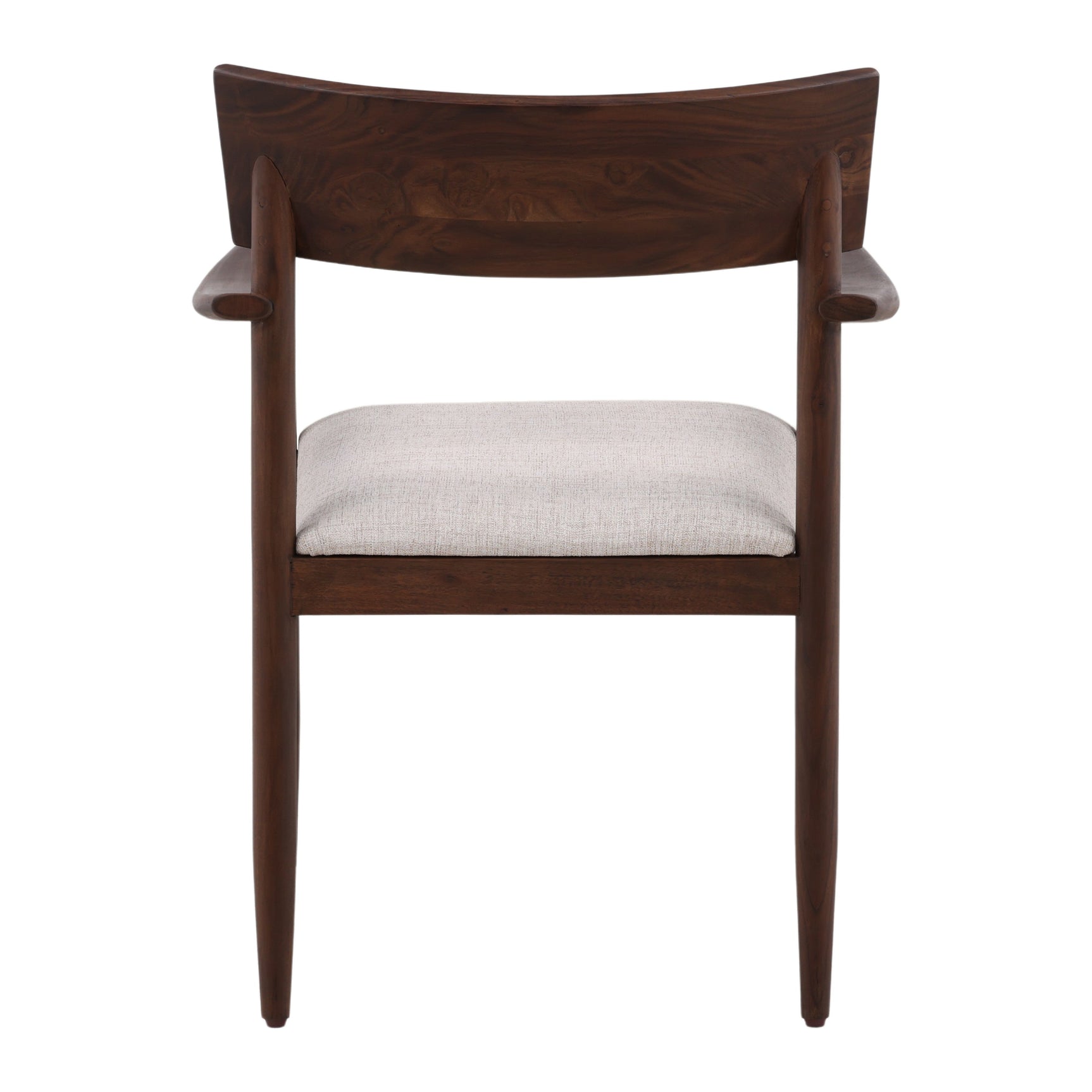Glen Dark Brown/Cream Dining Chair - Ornate Home