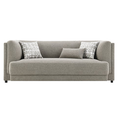 Glenda Gray Sofa w/3 Pillows - Ornate Home