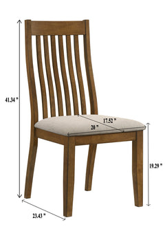 Glendale Beige/Brown Dining Set - Ornate Home
