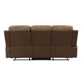 Glendale Brown Double Reclining Sofa - Ornate Home