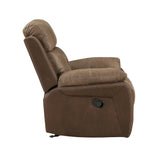 Glendale Brown Glider Reclining Chair - Ornate Home