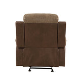 Glendale Brown Glider Reclining Chair - Ornate Home