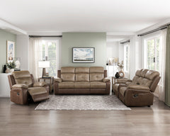Glendale Brown Glider Reclining Chair - Ornate Home