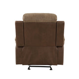 Glendale Brown Glider Reclining Chair - Ornate Home