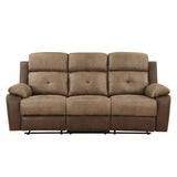 Glendale Brown Sofa & Loveseat - Ornate Home