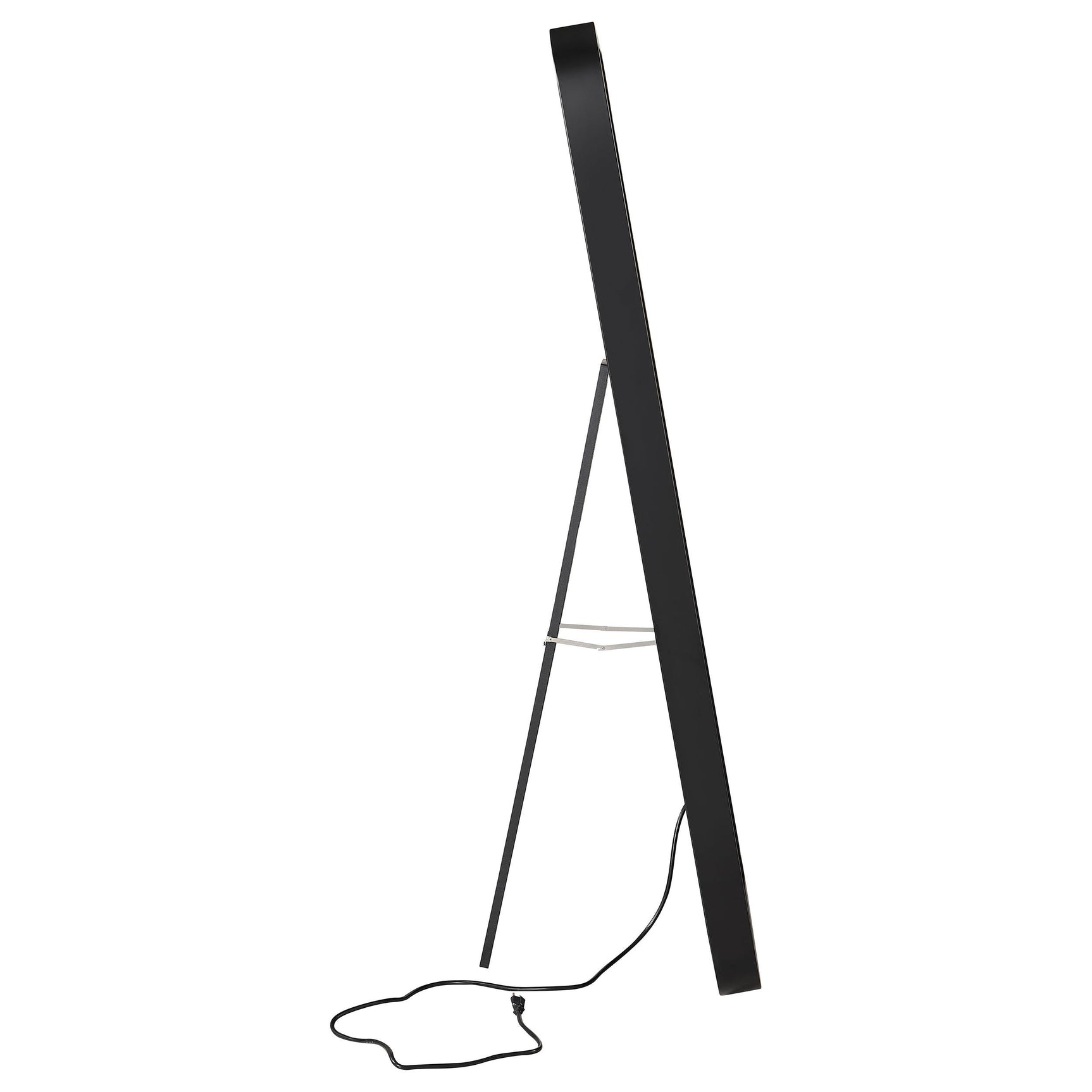 Glendora Black LED Standing Mirror with Bluetooth Speaker - Ornate Home