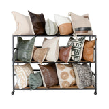 Glendora Black/Natural Rack - Ornate Home