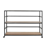 Glendora Black/Natural Rack - Ornate Home