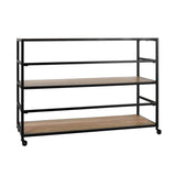 Glendora Black/Natural Rack - Ornate Home