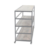 Glendora Silver Rack - Ornate Home