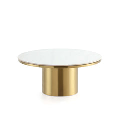 Glenn Coffee Table and End Table in Gold (set of 2) - Ornate Home