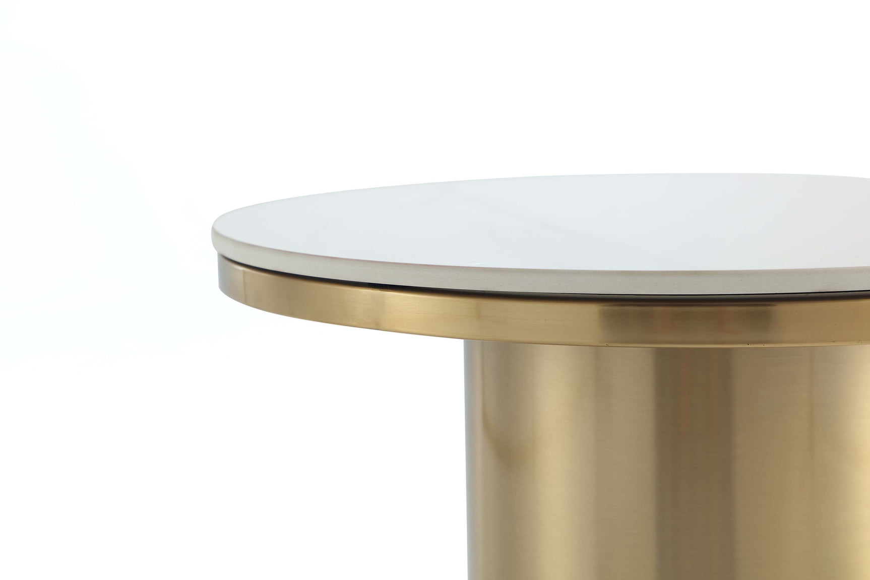 Glenn Coffee Table and End Table in Gold (set of 2) - Ornate Home