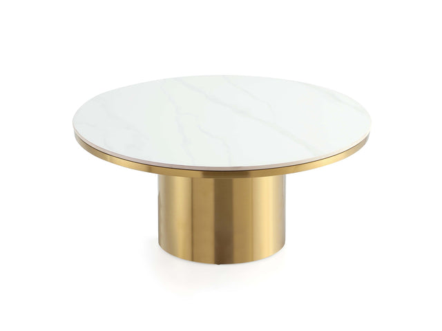 Glenn Coffee Table in Gold - Ornate Home