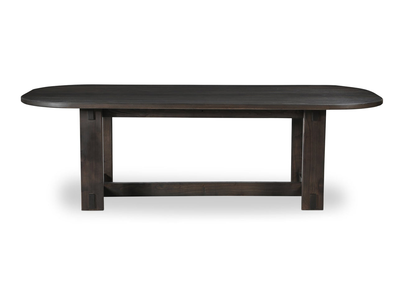 Glenn Dark Brown Oval Dining Table - Ornate Home