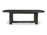Glenn Dark Brown Oval Dining Table - Ornate Home