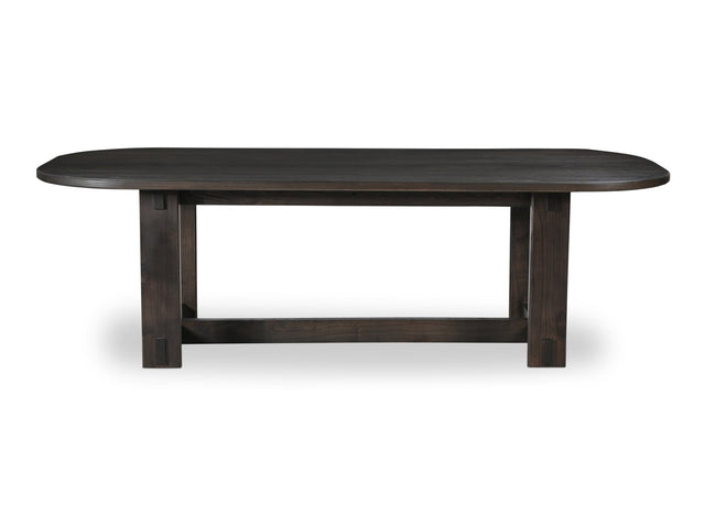 Glenn Dark Brown Oval Dining Table - Ornate Home