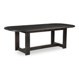 Glenn Dark Brown Oval Dining Table - Ornate Home