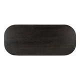 Glenn Dark Brown Oval Dining Table - Ornate Home