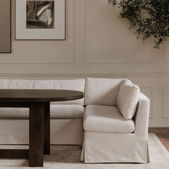 Glenn Dark Brown Oval Dining Table - Ornate Home