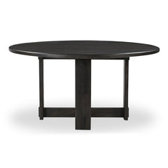 Glenn Dark Brown Round Dining Table - Ornate Home