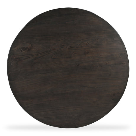 Glenn Dark Brown Round Dining Table - Ornate Home