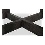 Glenn Dark Brown Round Dining Table - Ornate Home