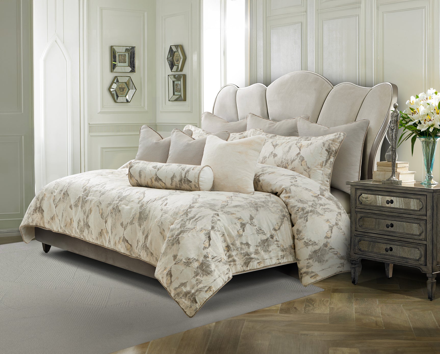 Glennridge Frost Comforter Set - Ornate Home