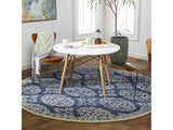 Glenoma Blue Regency Wool Rug - Ornate Home