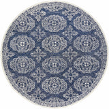 Glenoma Blue Regency Wool Rug - Ornate Home