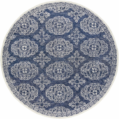 Glenoma Blue Regency Wool Rug - Ornate Home