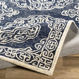 Glenoma Blue Regency Wool Rug - Ornate Home