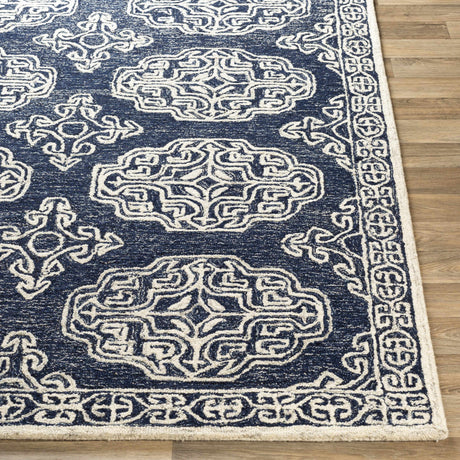Glenoma Blue Regency Wool Rug - Ornate Home