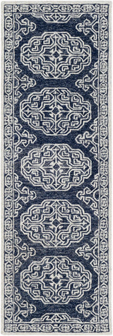 Glenoma Blue Regency Wool Rug - Ornate Home