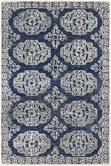 Glenoma Blue Regency Wool Rug - Ornate Home