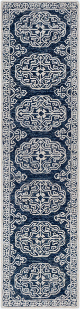 Glenoma Blue Regency Wool Rug - Ornate Home