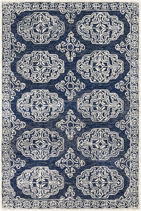 Glenoma Blue Regency Wool Rug - Ornate Home