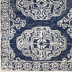 Glenoma Blue Regency Wool Rug - Ornate Home