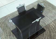 Glenview Black 7 Pc. Dining Set - Ornate Home