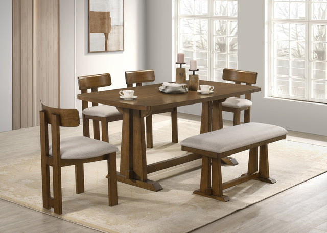 Glenwick Brown Dining Set - Ornate Home