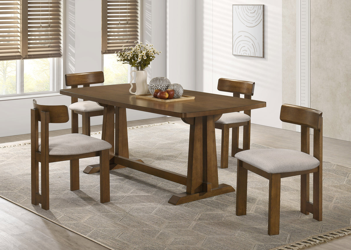Glenwick Brown Dining Set - Ornate Home