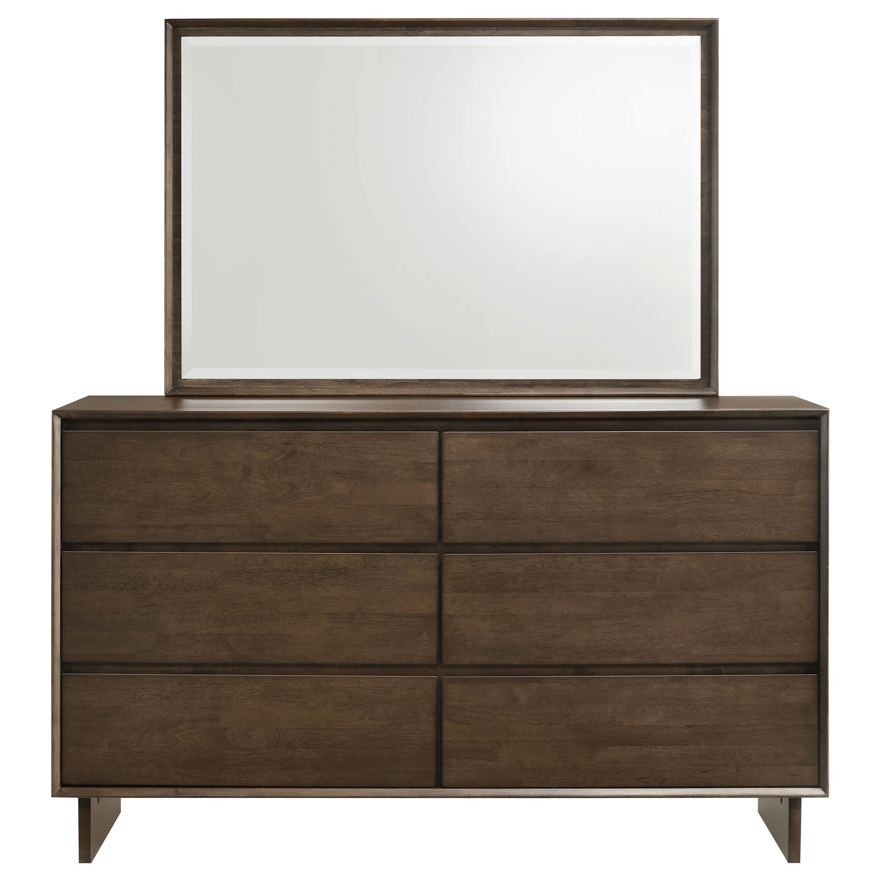 Glenwood Warm Brown Dresser and Mirror - Ornate Home
