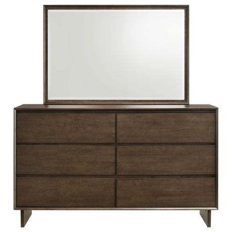 Glenwood Warm Brown Dresser and Mirror - Ornate Home