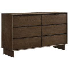 Glenwood Warm Brown  Eastern King 5-piece Bedroom Set - Ornate Home