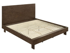Glenwood Warm Brown Eastern King Panel Bed - Ornate Home