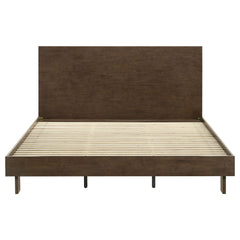 Glenwood Warm Brown Eastern King Panel Bed - Ornate Home