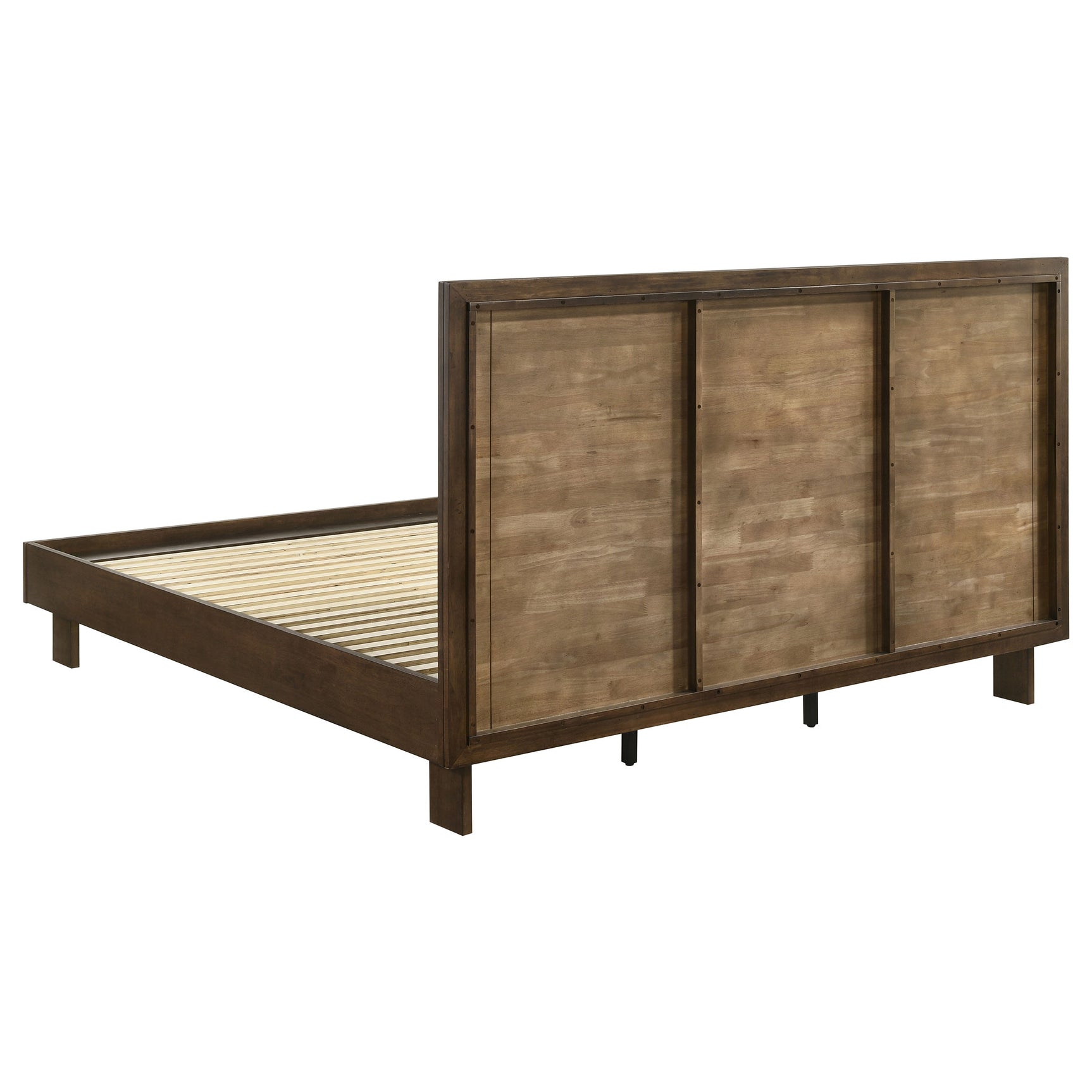Glenwood Warm Brown Eastern King Panel Bed - Ornate Home