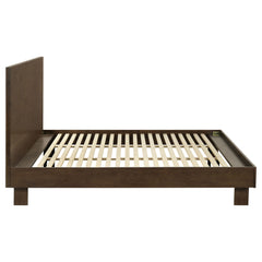 Glenwood Warm Brown Eastern King Panel Bed - Ornate Home