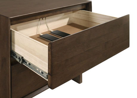 Glenwood Warm Brown Nightstand - Ornate Home