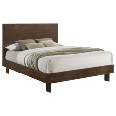 Glenwood Warm Brown Queen Panel Bed - Ornate Home